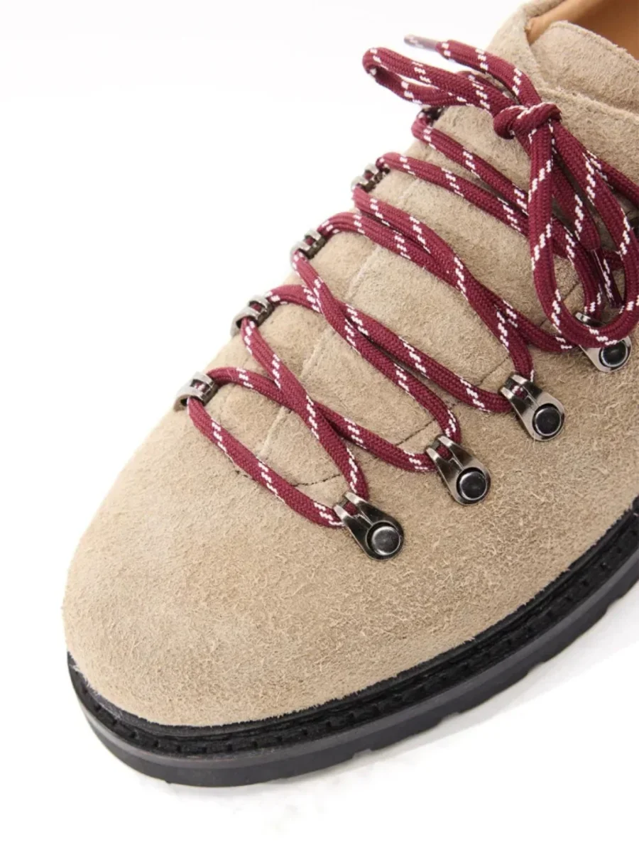 Veyrrawear DERBY – Scarpe derby in pelle scamosciata color crema - immagine 4